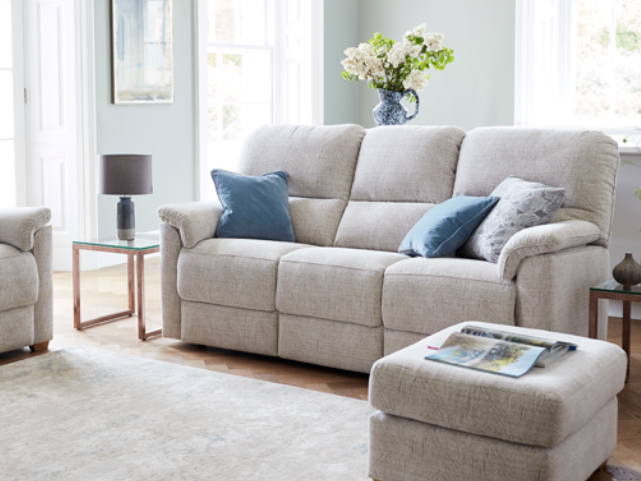 Fabric 3 Seater Sofas