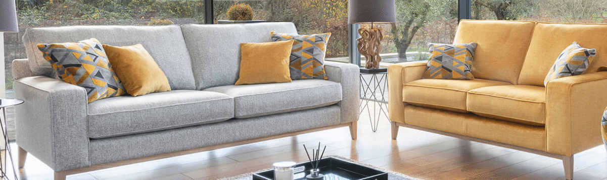 Fabric 2 Seater Sofas